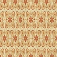 thumbnail image 1 of Ahgly Tapis d'Intérieur Lavable en Machine Carré Transitionnel Marron Or, 8 Pieds Carré, 1 of 7