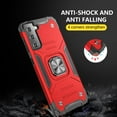 thumbnail image 7 of FIEWESEY for Samsung Galaxy S22 Phone Case Military Grade Drop Rugged Cover Anti-Scratch Protective 360° Rotate Kickstand Sturdy Shockproof Phone Cover for Samsung Galaxy S22 6.1 inch(Red), 7 of 7