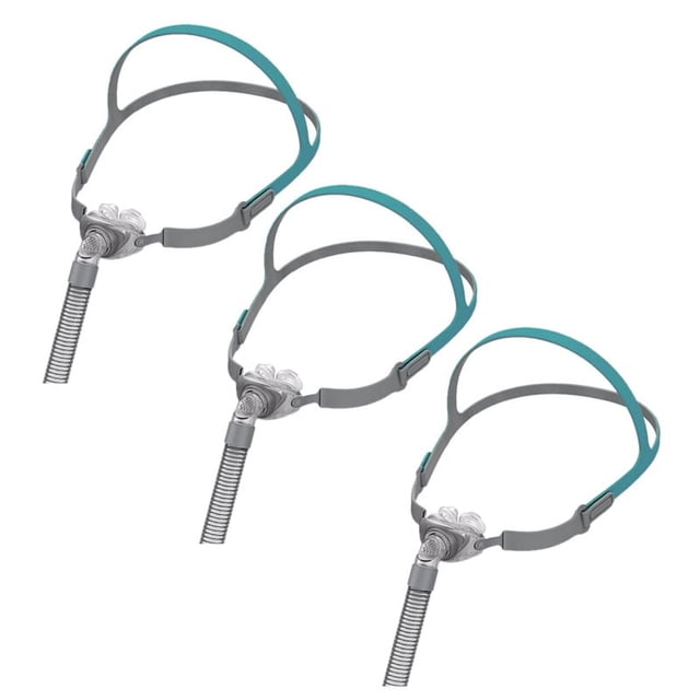 3X para -P2 CPAP de Almohada Nasal W Arnés S M L Cojines Sleep Helper para Roncar