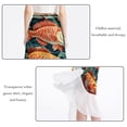 thumbnail image 2 of Fish Women's Chiffon Beach Dresses with Polyester Straps - for the Beach, 2 of 6