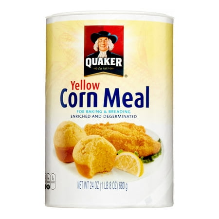 Quaker Yellow Enriched and Degerminated Corn Meal, 24 oz (Best Way To Store Corn Meal)
