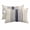 Dark Blue Beige, variant on Chaise Lounge Headrest Pillow 1 Pack, Midnight Blue Striped Waterproof Chair Pillows with Insert & Adjustable Elastic Strap for Beach Pool Recliner, Beige Geometric Modern Art Outdoor Patio Pillow