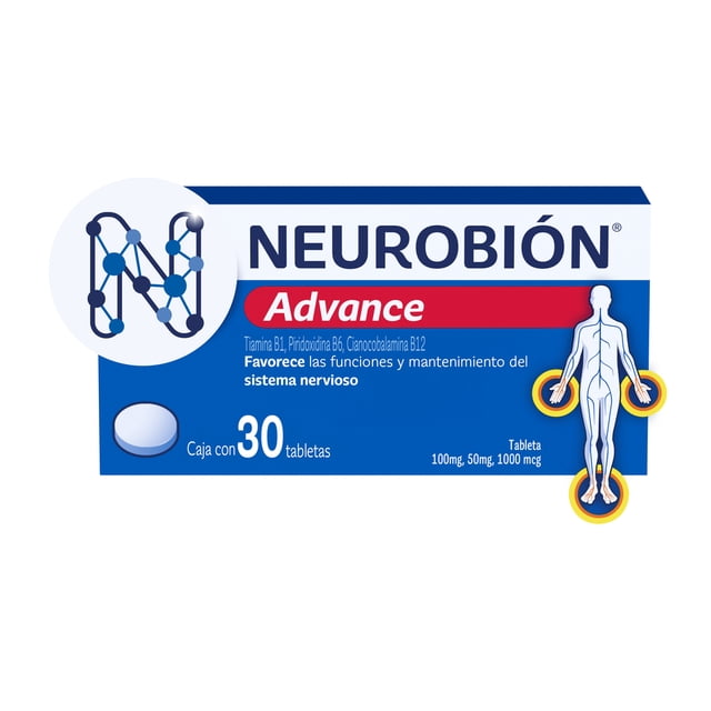 Vitaminas del Complejo B Neurobión Advance 30 Tabletas