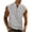 Grey, variant on Men’s Button Down Solid Color Summer Tank Top Sleeveless Wide Shoulder Slim Fit