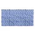 thumbnail image 5 of Bimba Blue Line & Circle Geometric Printed Pure Silk Scarf For Hair Neck Head Bandanas For Women 40 x 80 Inches, 5 of 6