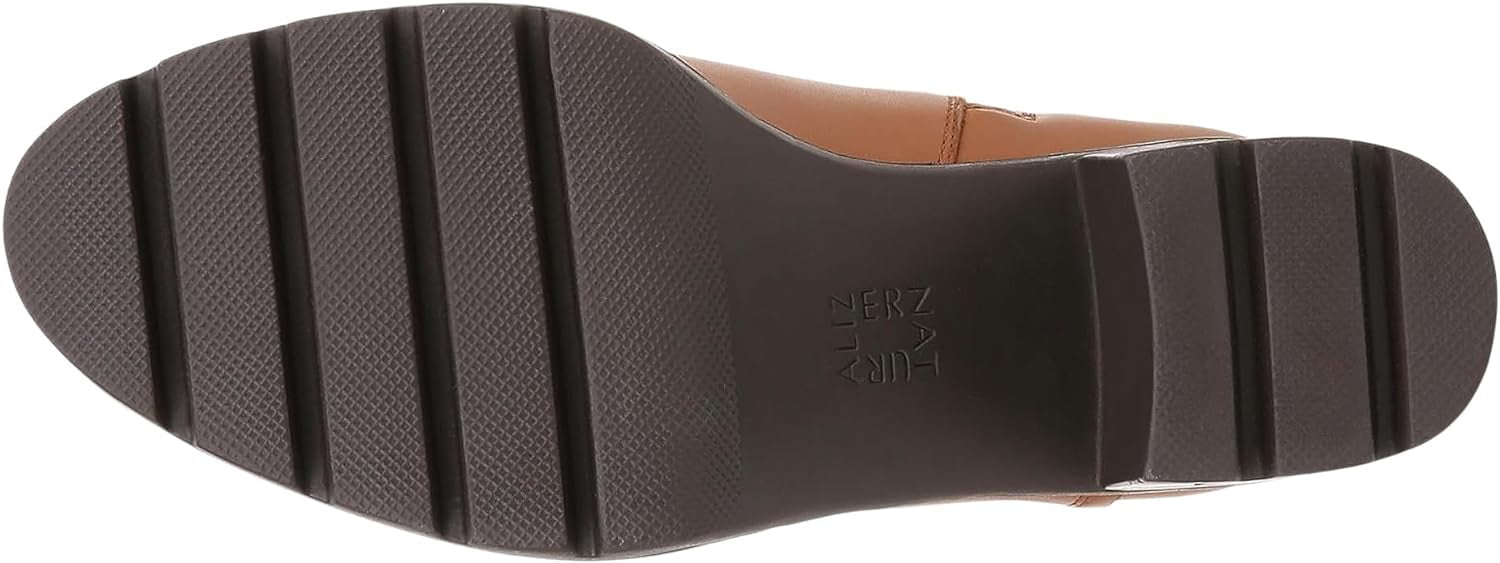 Naturalizer Womens Veeda Water Resistant Boot Cider Brown Leather