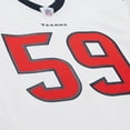 thumbnail image 4 of Men's Mitchell & Ness DeMeco Ryans White Houston Texans 2006 Legacy Replica Jersey, 4 of 7