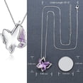 thumbnail image 4 of Regalos con Cristales Joyas de Cristal Piedra de Nacimiento para Mujeres Collar Collares Colgantes, 4 of 6