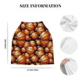 thumbnail image 6 of Fotbe Vintage Basketball Pattern Car Seat Covers for Babies, Nursing Breastfeeding Cover Carseat Canopy, Soft Stretchy Carrier Cover, 6 of 9