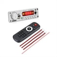 thumbnail image 1 of Placa Decodificadora Bluetooth con Amplificador DIY de 150 W, 12 V, 6,5 mm, Micrófono, Radio FM, TF, USB, Audio para Coche, Altavoces, Control de Volumen., 1 of 5