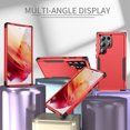 thumbnail image 5 of Dteck for Samsung Galaxy S24 Ultra Case, Hybrid Shockproof Rugged Hard PC TPU Bumper Protective Cover for Samsung Galaxy S24 Ultra,Red, 5 of 8