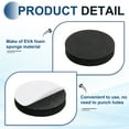 thumbnail image 3 of Pads de Aislamiento para Altavoces de Un Lado, 65mmx12mm Redondos Negros Antideslizantes de Espuma Acústica EVA Base Anti-Vibración para Altavoces Subwoofer HiFi Sistema de Sonido, Paquete de 8, 3 of 5
