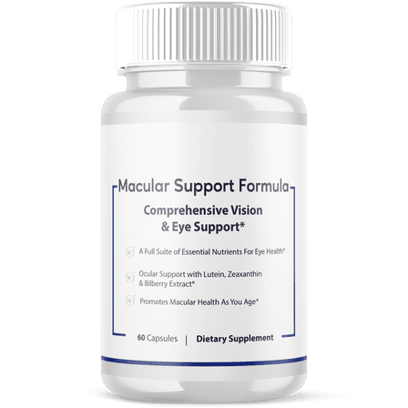 Macular Support Formula Vision Care Pills Advanced Formula Eye Health Supplement 60 Capsules
