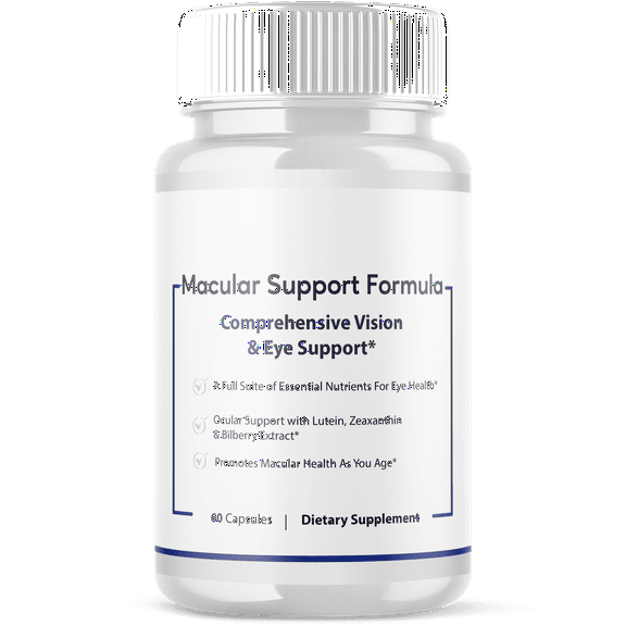 Macular Support Formula Vision Care Pills Advanced Formula Eye Health Supplement 60 Capsules