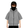 thumbnail image 1 of RXMEKW Soft Breathable Fabric Hooded Zipper Cardigan With Pockets For Boys And Girls For Summer Casual Wear In Multiple Colors, 1 of 7