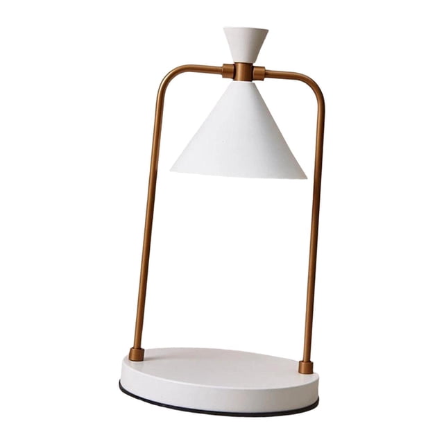Inteprter Electric Candle Warmer Lamp Wax Melt Home for Fragrance Room Living Beside Iluminación y accesorios Blanco
