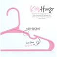 thumbnail image 2 of Utopia Home 20 Pack Kids Hangers - 11.5 Inch Plastic Baby Hangers for Closet - Children Hanger for Clothes - Infant Hanger for Closet - Everyday Standard Use (Baby Pink), 2 of 7