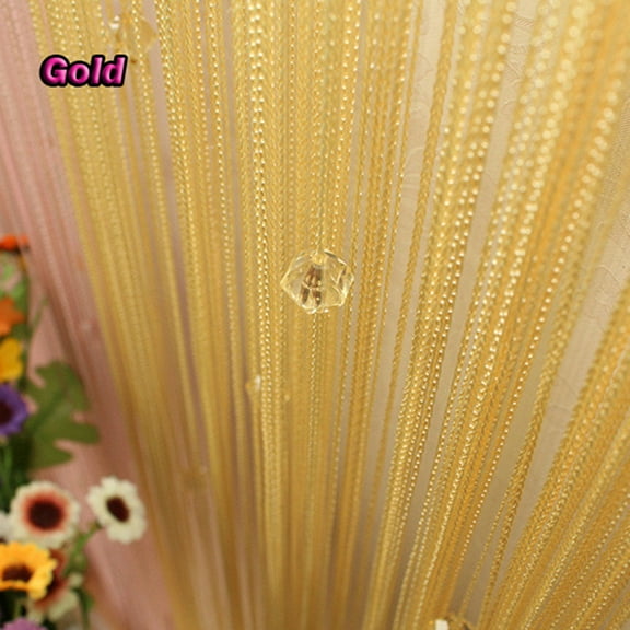 FUTATA Hanging Beaded Curtain String Curtains Door Window Crystal Tassel Curtains Fly Screen Panel Divider Screen Drapes Curtains For Wedding Coffee House Restaurant