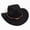 R365-Black, variant on NOLDARES Toddler Baby Cowboy Hat, Boys Girls Cowgirl Hat with Leather Hatband, Wide Brim Infant Kids Western Cowboy Hat(Khaki,3-8 Y)