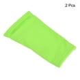 thumbnail image 3 of Size S Soccer Shin Guard Socks, Breathable Sleeves for Running, Green 2 Pack, 3 of 5