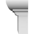 thumbnail image 4 of Ekena Millwork 51" Bottom Width x 55 3/4" Top Width x 6 1/4"H x 1 3/4"P Strickland Crosshead, 4 of 24