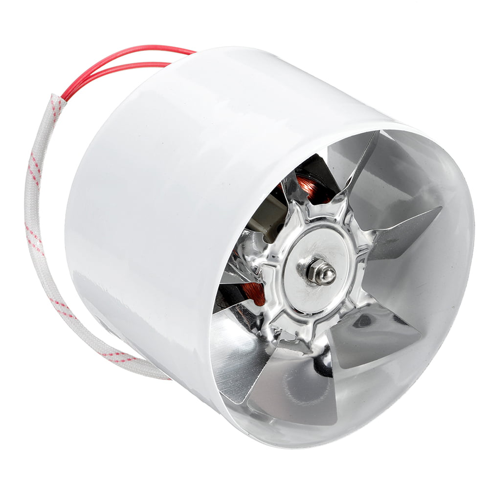 4" 100mm Bathroom Toilet Kitchen Extractor Vent Silent Fan Adjustable Timer 12W 