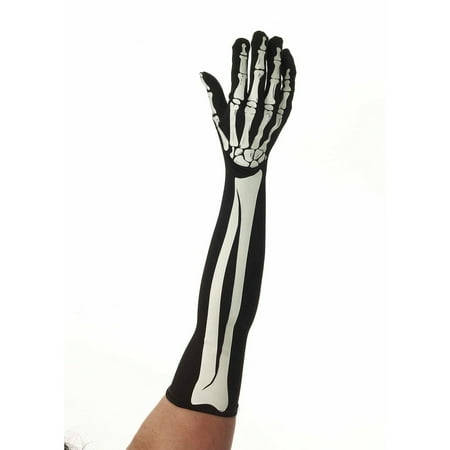 Halloween Skeleton Long Gloves