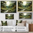 thumbnail image 4 of Designart "Forest Woods Pastoral IV" Landscapes Floater Framed Canvas Wall Art, 4 of 7