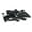 Black, variant on NiftyPlaza 100 Strut Clips - Hanger plastic Clips garment shirt coat trousers secured gripper