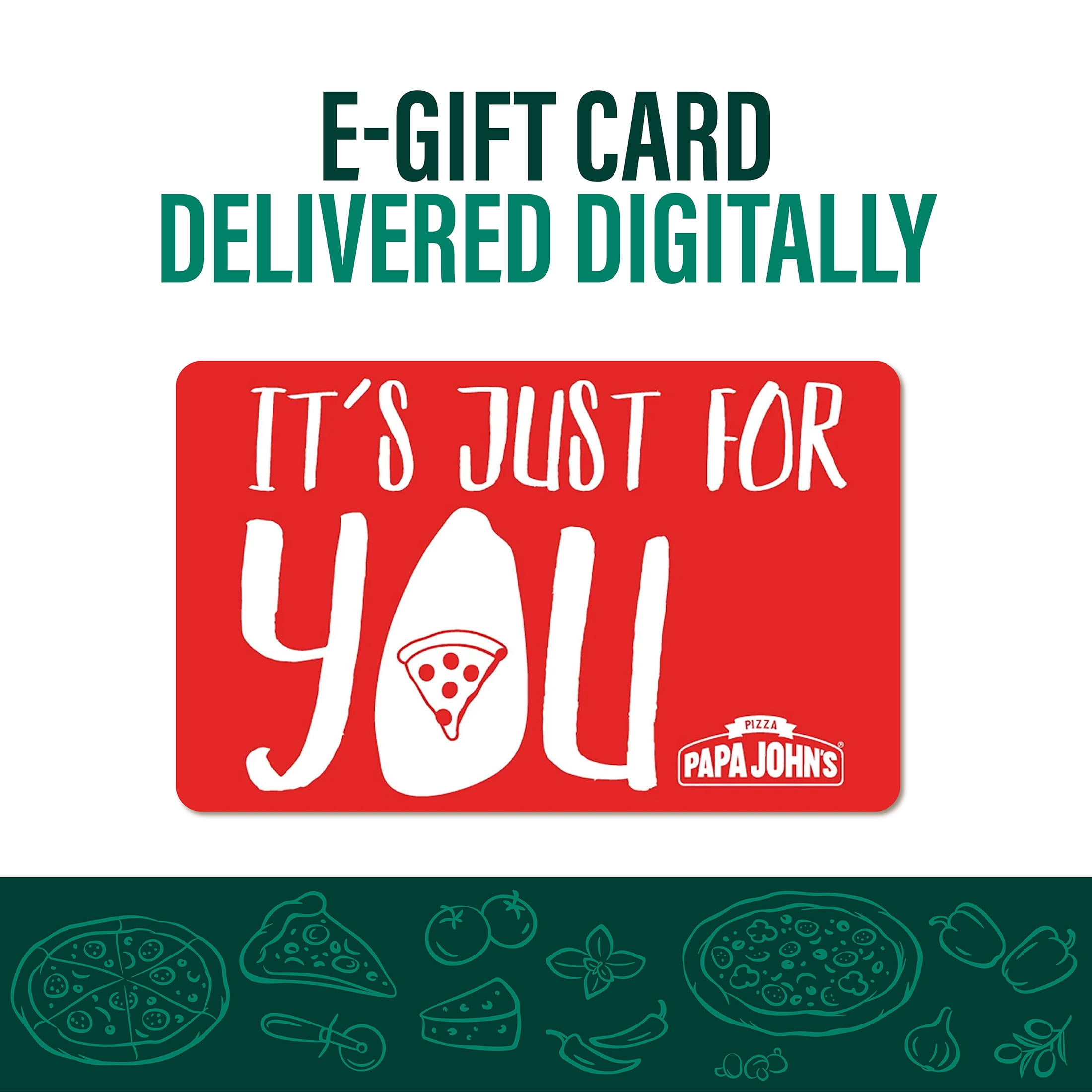 Papa John's $15 Thank You eGift Card [Email Delivery]