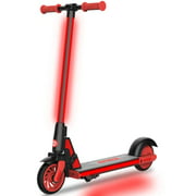 Gotrax GKS Plus Electric Scooter for Kids 6-12, Max 7 Miles Range and 7.5mph Speed, 6" Wheel and Unique Led Light Design, UL2272 Certified Red