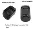 thumbnail image 1 of Battery adapter for Bos*ch 18v Battery use on Worx-5Pin Power tools, 1 of 5