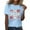 Light Blue, variant on Tittly T Shirts for Women Spring Tops for Women Womens Fashion Workout T Shirts Athletic Plus Size Tops Summer Trendy Clothes 2025 Short Sleeve Spring Tee Graphic Tees Tshirts Shirts Beige L