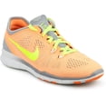 thumbnail image 1 of NIKE Women's Free 5.0 Tr Fit 5 Running Shoes (10.5 B(M) US, Peach Cream/Volt White), 1 of 6