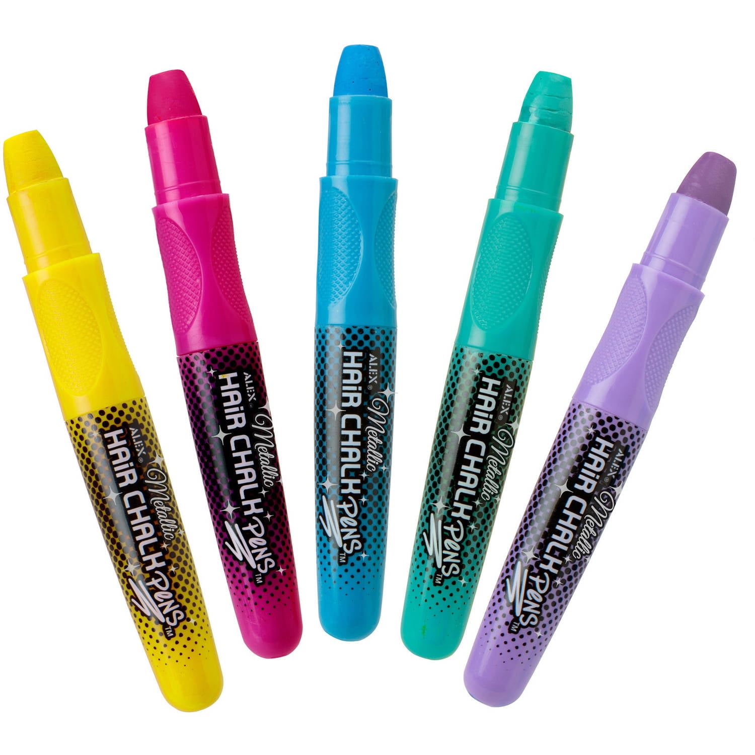 Alex Toys Hair Chalk Pens 5/Pkg Metallic Alex Toys Hair Chalk Pens 5/Pkg Metallic