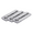 Brushed Silver, variant on Pharmacist 1 x 3" Name Tag/Badge, Black, (3 Pack)