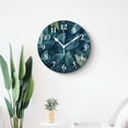 thumbnail image 4 of 16 Inch Wall Clock Battery Operated Silent Clock Decorative for Office, Kitchen, Outdoor, Living Room，Abstract Autumn Trees Hand Drawn Simple, 4 of 4