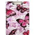 thumbnail image 2 of FMSHPON Flowers Butterflies Clipboard Hardboard Wood Nursing Clip Board and Pull for Standard A4 Letter 13x9 inches, 2 of 7
