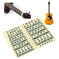 thumbnail image 4 of Guitar Fretboard Note Stickers, Fingerboard Decals Frets Wear Resistant  For Electric Guitars For Acoustic Guitars Black,Transparent, 4 of 8
