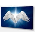 thumbnail image 2 of Ailes d'Ange sur Fond Bleu - Impression sur Toile Abstraite, 2 of 3
