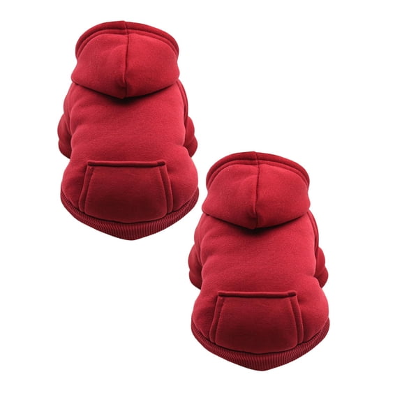 2Pack Clearance Sale! Dog Hoodie With Pocket - Fall Winter Warm Sweater Puppy Clothes For Small Medium Dogs Boy Girl Pet Sweater Birthday Gift For Pet Dog Cat L