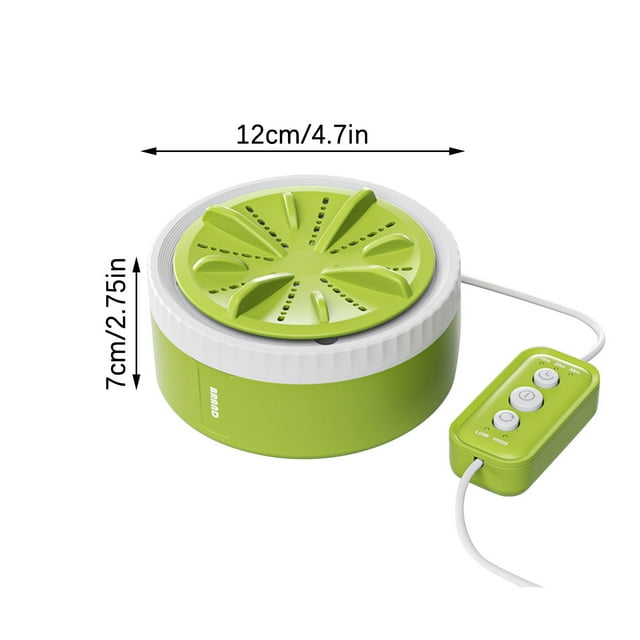 Portable Washing Machine,USB Powered 3 Timing Modes Mini Turbo Washing Machine And Dishwasher, Suitable For Travel,Business Trip,Home,Fruit Cleaning And Dish Wa
