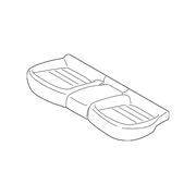 Genuine OE Porsche Cushion Cover - 95B-885-405-M-YCI