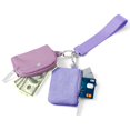 thumbnail image 4 of Cartera de pulsera Mum's Memory Mini con cremallera para mujer, color morado, 4 of 6
