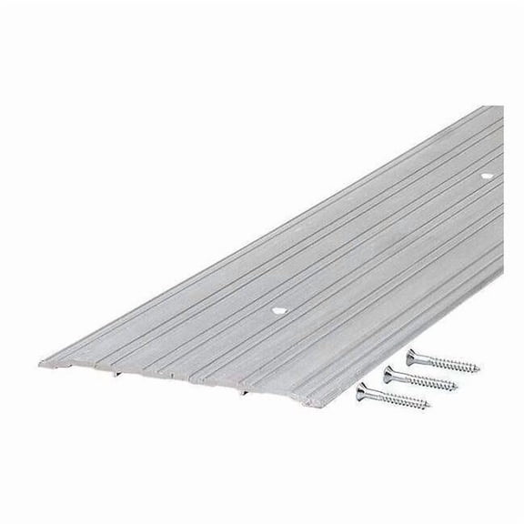 Manufacturer Varies Saddle Threshold,Fluted Top,6 ft.,Alum 5MFJ5