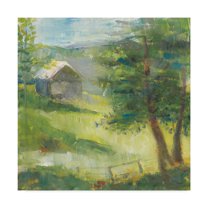 Trademark Fine Art 'Gray Barn' Canvas Art by Sue Schlabach
