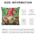 thumbnail image 5 of Summer Pillow Covers  Red Green Watermelon Gnome Pillows Decorative Throw Pillows Summer Decorations Seasonal Farmhouse Decor Cushion Case for Sofa Couch, 5 of 5