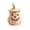 Beige#052, variant on 11-Inch Halloween Woven Pumpkin Basket, Handwoven Seagrass Jack O Lantern with Witch Hat Lid, Happy Haunting Table and Mantel Decoration