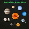 thumbnail image 2 of veasfak Luminous Wall Sticker Glow Sticker Ceiling Decals Home Living Room Bedroom Decor 9pcs Planets L, 2 of 8