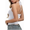 thumbnail image 7 of IMENGL Women's Slim-Fit Camisole Casual Backless Tie Neck Double Lined Basic Summer Outfits 2026 Sleeveless Soft Tank Top for Womens,M-XXL, 7 of 7